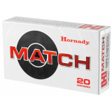 Match Rifle Ammunition | 6mm Creedmoor 108 Grain ELD Match Box of 20 Rounds