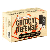 Critical Defense 12 Gauge 2.75" 00 Buckshot 8 Pellets 1600 FPS 10 Rounds Per Box