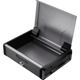 DIGI-Vault, Heavy-Duty Steel Construction, Programmable 4-6 Digit Keypad, Backup Key, Black and Gray 95442