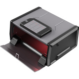 One-Gun DIGI-Vault, Heavy-Duty Steel Construction, Programmable 4-6 Digit Keypad, Backup Key, Black and Gray 95443