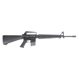 M16A1, Semi-automatic, AR, 5.56 NATO, 20" Threaded Barrel, 1/2X28 Thread Pitch, Anodized Finish, Black, A1 Pistol Grip, Fixed Stock, Carry Handle Iron Sights, 20 Rounds, 1 Magazine HR51655139751