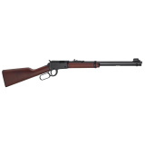 H1 Classic Rifle, Lever Action Rifle, 22LR, 18.5" Barrel, Round Blued Steel, Straight Grip American Walnut Stock, Adjustable Semi-Buckhorn Rear Sight, Hooded Blade Front Sight, 15 Rounds H001-22