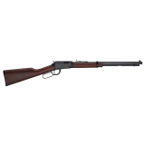 H1 Frontier, Lever Action Rifle, 22LR, 20" Barrel, Octagon Blued Steel, Straight Grip American Walnut Stock, Adjustable Semi-Buckhorn Rear Sight with Diamond Insert, Brass Bead Front Sight, 16 Rounds H001T-22