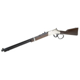 Silver Boy Large Loop, Lever Action Rifle, 22LR, 20" Octagon Barrel, Silver Receiver, Walnut Stock, Adjustable Sights, 16 Rounds H004SL