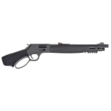 H12 Bear's Leg, Lever Action Pistol, .44 Magnum/.44 Special, 13.8" Threaded Barrel, 5/8X24 Thread Pitch, Round Blued Steel, Blued Steel Receiver, Black Synthetic Stock, Pistol Grip, Adjustable Semi-Buckhorn Rear Sight with Diamond Insert, Brass Bead Fron