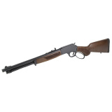 H12 Provider Carbine, Lever Action Rifle, .357 Magnum/.38 Special, 16.5" Threaded Barrel, 5/8X24 Thread Pitch, Round Blued Steel, Blued Steel Receiver, American Walnut Stock, Checkered Grip, Adjustable Semi-Buckhorn Rear Sight with Diamond Insert, Brass