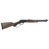 H12 Provider Carbine, Lever Action Rifle, .44 Magnum/.44 Special, 20" Threaded Barrel, 5/8X24 Thread Pitch, Round Blued Steel, Blued Steel Receiver, American Walnut Stock, Checkered Grip, Adjustable Semi-Buckhorn Rear Sight with Diamond Insert, Brass Bea