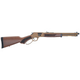 H12 Explorer Carbine, Lever Action Rifle, .44 Magnum/.44 Special, 16.5" Threaded Barrel, 5/8X24 Thread Pitch, Round, Cerakote, Burnt Bronze, American Walnut Stock, Pistol Grip, Adjustable Semi-Buckhorn Rear Sight with Diamond Insert, Brass Bead Front Sig
