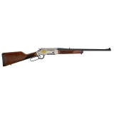 Long Ranger Coyote Wildlife Edition, Lever Action Rifle, 223 Remington, 20" Barrel, Blued Finish, Engraved Nickel Plated Receiver with 24K Gold Inlay, Straight-grip American Walnut Stock, Adjustable Rear Sight, Transfer Bar Safety, 5 Rounds H014WL-223