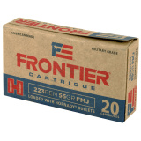 Frontier 223 Rem, 55 Grain, Full Metal Jacket, 20 Round Box FR100