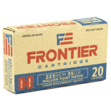 FRONTIER 223REM 55GR HOLLOW POINT 20 Rounds