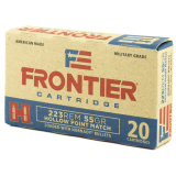 FRONTIER 223REM 55GR HOLLOW POINT 20 Rounds