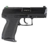 P2000, V2, LEM, Double Action Only, Semi-automatic, Polymer Frame Pistol, Compact, 9MM, 3.66" Barrel, Black, Night Sights, 10 Rounds, 3 Magazines 81000040