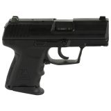 P2000SK, V2, LEM, Double Action Only, Semi-automatic, Polymer Frame Pistol, Sub-Compact, 9MM, 3.26" Barrel, Black, Night Sights, 10 Rounds, 3 Magazines 81000054