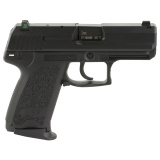 USP9, Double Action/Single Action, Semi-automatic, Polymer Frame Pistol, Compact, 9MM, 5.2" Barrel, Black, Night Sights, Manual Thumb Safety, Decocker, 10 Rounds, 3 Magazines 81000332