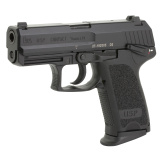 USP9, Double Action/Single Action, Semi-automatic, Polymer Frame Pistol, Compact, 9MM, 5.2" Barrel, Black, Night Sights, Manual Thumb Safety, Decocker, 10 Rounds, 3 Magazines 81000332