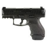 VP9SK-B, Striker Fired, Semi-automatic, Polymer Frame Pistol, Sub-Compact, 9MM, 3.39" Barrel, Matte Finish, Black, 3 Dot Sights, 15 Rounds & 12 Rounds, Optics Ready Slide, 2 Magazines 81000808