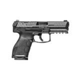 VP9A1 K, Semi-automatic, Striker Fired, Compact, 9MM, 4.09" Barrel, Matte Finish, Black, Front Night Sight, Optics Ready, 2 Magazines, 10 Rounds 81001058