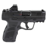 CC9 Optics Equipped, Semi-automatic, Striker Fired, Polymer Frame Pistol, Sub-Compact, 9MM, 3.32" Barrel, DLC Finish, Black, Tritium Front Sight with Black Rear, Includes Holosun 407K, 2 Magazines, 10 Rounds 81001132