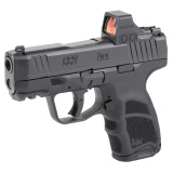CC9 Optics Equipped, Semi-automatic, Striker Fired, Polymer Frame Pistol, Sub-Compact, 9MM, 3.32" Barrel, DLC Finish, Black, Tritium Front Sight with Black Rear, Includes Holosun 407K, 2 Magazines, 10 Rounds 81001132