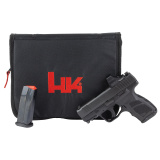 CC9 Optics Equipped, Semi-automatic, Striker Fired, Polymer Frame Pistol, Sub-Compact, 9MM, 3.32" Barrel, DLC Finish, Black, Tritium Front Sight with Black Rear, Includes Holosun 407K, 2 Magazines, 10 Rounds 81001132