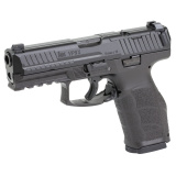 VP9A1 X Crossover, Semi-automatic, Striker Fired, Compact, 9MM, 4.09" Hammer Forged Barrel, Black, Interchangeable Backstraps and Side Panels, Tritium Front Sight, Black Serrated Rear Sights, Optics Ready, Paddle-Style Mag Release, 10 Rounds, 2 Magazines