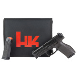 VP9A1 X Crossover, Semi-automatic, Striker Fired, Compact, 9MM, 4.09" Hammer Forged Barrel, Black, Interchangeable Backstraps and Side Panels, Tritium Front Sight, Black Serrated Rear Sights, Optics Ready, Paddle-Style Mag Release, 10 Rounds, 2 Magazines