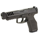 VP9A1 L, Semi-automatic, Striker Fired, Polymer Frame Pistol, Full Size, 9MM, 5" Barrel, Matte Finish, Black, Interchangeable Grips, Tritium Front Sight with Blacked Out Serrated Rear Sight, Trigger Safety, 15 Rounds, 2 Magazines, Includes (6)-Grip Panel