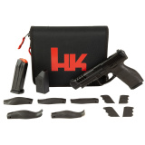 VP9A1 L, Semi-automatic, Striker Fired, Polymer Frame Pistol, Full Size, 9MM, 5" Barrel, Matte Finish, Black, Interchangeable Grips, Tritium Front Sight with Blacked Out Serrated Rear Sight, Trigger Safety, 15 Rounds, 2 Magazines, Includes (6)-Grip Panel