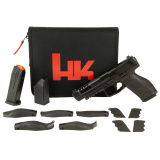 VP9A1 L, Semi-automatic, Striker Fired, Polymer Frame Pistol, Full Size, 9MM, 5" Barrel, Matte Finish, Black, Interchangeable Grips, Tritium Front Sight with Blacked Out Serrated Rear Sight, Trigger Safety, 10 Rounds, 2 Magazines, Includes (6)-Grip Panel