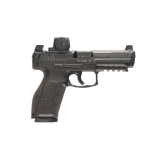 VP9A1F, Semi-automatic, Striker Fired, Polymer Frame Pistol, Full Size, 9MM, 4.5" Barrel, Matte Finish, Black, Front Tritium Night Sight, 2 Magazines, 10 Rounds, Includes Vortex Defender Closed Emitter Red Dot Sight 81001352