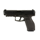 VP9A1 F, Semi-automatic, Striker Fired, Full Size Pistol, 9MM, 4.5" Barrel, Matte Finish, Black, Optics Ready, Tritium Front Sight, Black Serrated Rear Sight, 2 Magazines, 10 Rounds, California Compliant 81001497