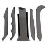 Modular Overmolded Rubber Grip, Fits AR-15, Matte Finish, Gray 13042