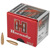 Match Bullets .224 Diameter 68 Grain Hollow Point Boattail