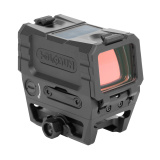 AEMS EVO, Green Dot, Enclosed Rifle Sight, 2MOA and 65 MOA Dot, 1X Magnification, Anodized Finish, Black AEMS-EVO-GR