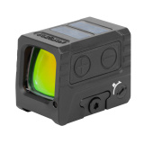 AEMS Micro, Green Dot, Enclosed Pistol Sight, 2 MOA Dot and 32 MOA Circle, Anodized Finish, Black, Includes RMSc-AEMS MICRO Adapter Plate AEMS-MICRO-GR