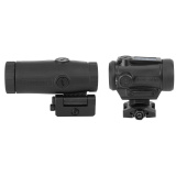 ARO EVO & HM3X Magnifier, Red Dot, Special Purpose Reticle, Fits 1913 Picatinny Rail, Lower 1/3 Co-Witness Mount, Black ARO-EVO-SPR-RD-HM3X