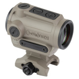 ARO, Red Dot, 2 MOA Dot, Fits 1913 Picatinny Rail, 1.63" Lower 1/3 Co-Witness Mount, Flat Dark Earth ARO-RD2-FDE