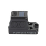 EPS Carry, Gold Dot, Enclosed Pistol Sight, 2 MOA Dot and 32 MOA Circle, Anodized Finish, Black EPS-CARRY-GD-MRS