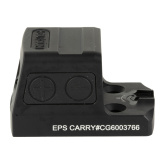 EPS Carry, Reflex Sight, 6 MOA Green Dot, Aluminum Housing, Matte Finish, Black, Solar with Internal Battery EPS-CARRY-GR-6