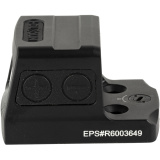 EPS, Reflex Sight, 6 MOA Red Dot, Aluminum Housing, Matte Finish, Black, Solar with Internal Battery EPS-RD-6