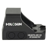 407K-X2 | Green Dot, Black Color, Side Battery, 6 MOA Dot HE407K-GR-X2