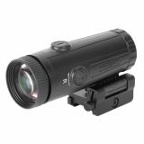 HM6X, Magnifier, 6X Power, 28mm Objective, 1/3 Co-Witness Riser, Quick Detach Picatinny Mount, Switch To Side, Anodized Finish, Black HM6X