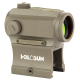 403B, Reflex Sight, Dot Reticle, 2 MOA Red Dot, Aluminum Housing, Matte Finish, Flat Dark Earth, Solar with Internal Battery HE403B-FDE
