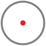 Holosun PARALOW HS403C Red Dot |2 MOA Dot, Solar Charging, Low Mount + 1/3 Co-witness Mount Included DISCONTINUED
