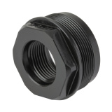 Direct Thread Adapter, 5/8X24 Threads, Fits HUXWRX RAD 9/RAD 45, Matte Finish, Black 1985