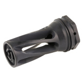 Flash Hider-QD, 5.56 NATO, Black, 5/8X24 Thread Pitch, Fits HUXWRX QD Series and FLOW Series 2851