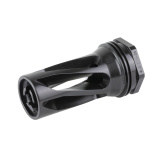 Flash Hider-QD, 6MM, Black, 5/8X24 Thread Pitch, Fits HUXWRX QD and FLOW Suppressors 3098