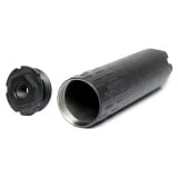 Flow 9K PCC, Suppressor, 9MM, 5.33" Length, 1.47" Diameter, Stainless Steel Construction, 8.5oz, Cerakote Finish, Black, Includes 1/2x28 Direct-Thread Adapter 3699