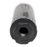 Flow 9K PCC, Suppressor, 9MM, 5.33" Length, 1.47" Diameter, Stainless Steel Construction, 8.5oz, Cerakote Finish, Black, Includes 1/2x28 Direct-Thread Adapter 3699